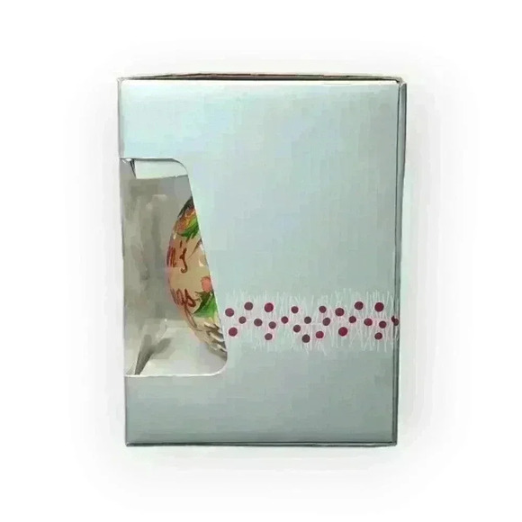 Christmas Ornament Dillard's Trimmings Hand Painted Season's Greetings Pinecones - Picture 6 of 8